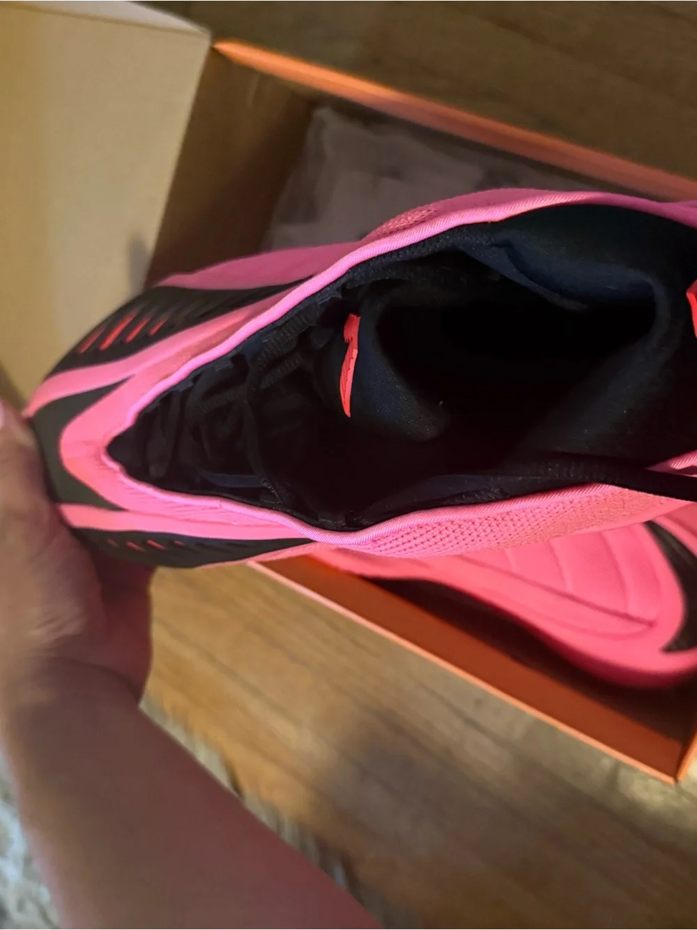adidas Women’s Bright Pink Athletic Sneakers with Black Accents